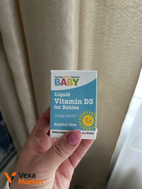 California Gold Nutrition BABY Liquid Vitamin D3 for Babies, 10 mcg (400 IU), Alcohol-free, 10 mL