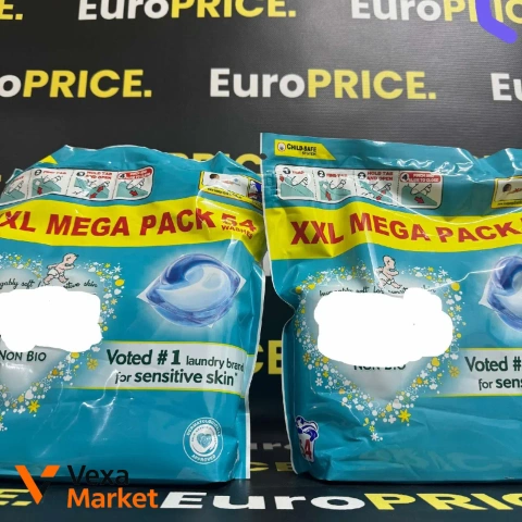 Дитячі капсули для прання Fairy Non Bio XXL Mega Pack 54 шт.
