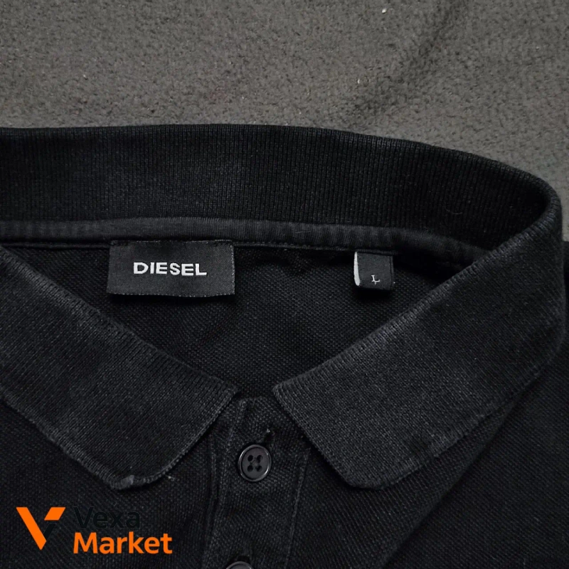 Поло DIESEL чорне розмір L — фото 3