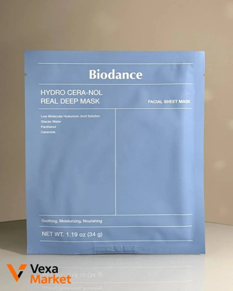 Зволожуюча гідрогелева маска Biodance Hydro Cera-nol Real Deep Mask (34g)