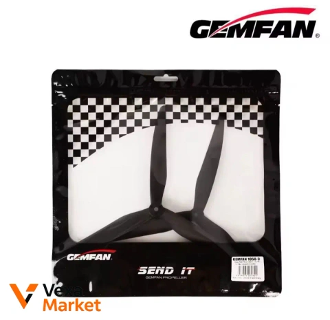 Пропелери Gemfan 1050-3 та HQProp 10x5x3 для FPV дронів