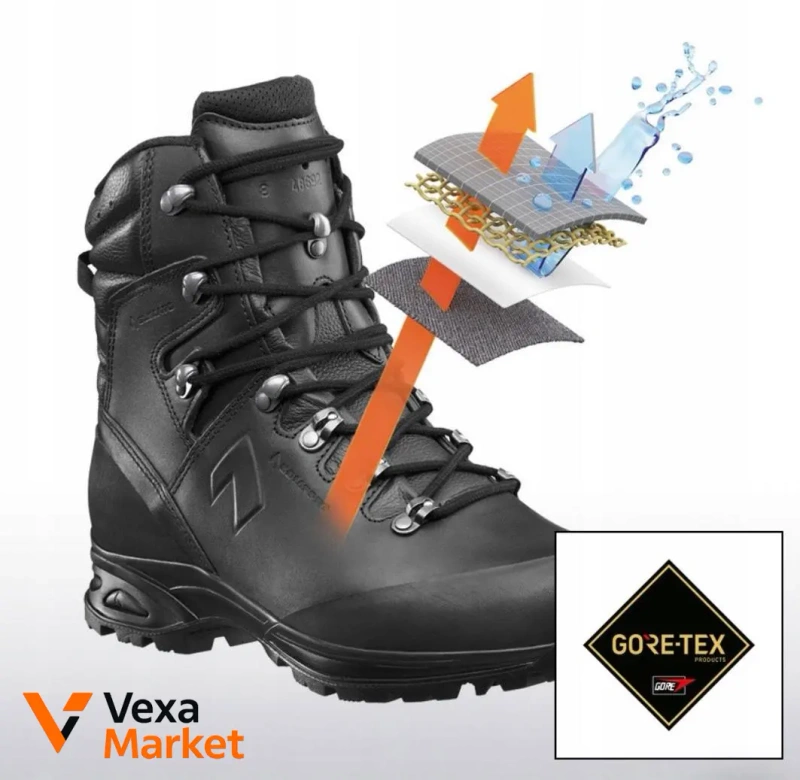 Берці Haix Commander GTX Waterproof black, розмір 43 — фото 2