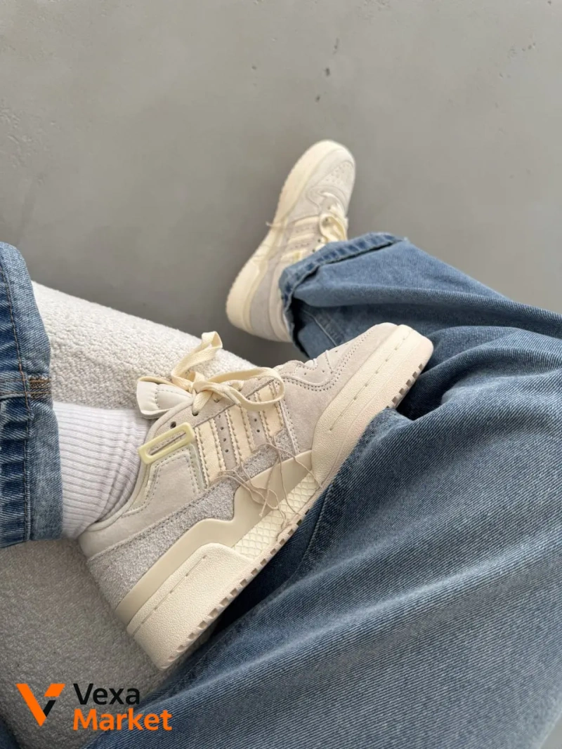 Adidas Forum 84 Low Beige замша, шкіра, текстиль розміри 36-41 — фото 2