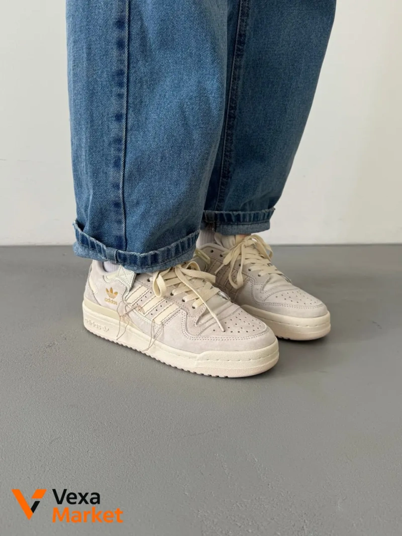 Adidas Forum 84 Low Beige замша, шкіра, текстиль розміри 36-41 — фото 5