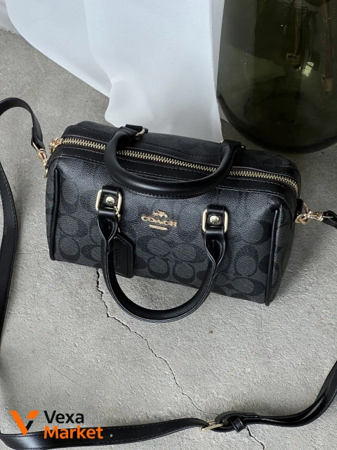 Сумка Coach Mini Rowan Crossbody In Signature из эко-кожи