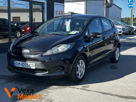 Ford Fiesta 2010 Чорний Бензин 1.2 л. Ручна / Механіка