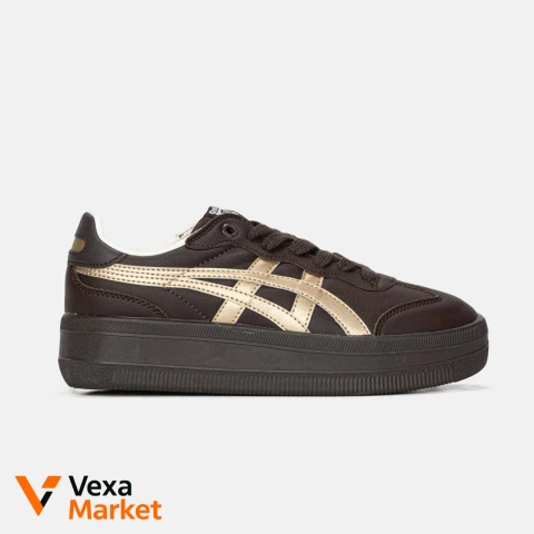 Asics Onitsuka Tiger Tokuten Brown Gold Platform
