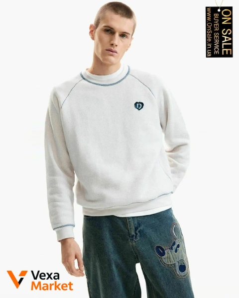 Чоловічий світшот Desigual сірий