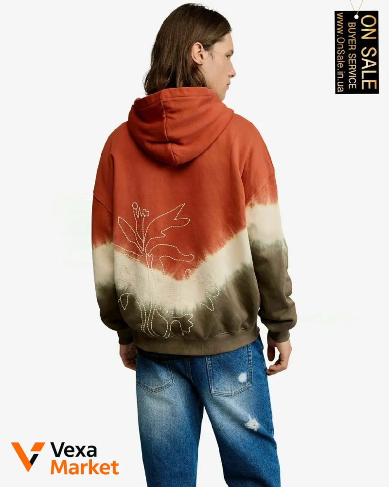 Чоловіче худі Desigual тай-дай з вишивкою — фото 3