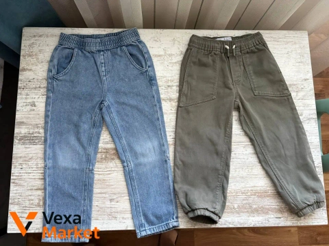 Джинси для хлопчика Zara та M&S, розмір 98-104 см