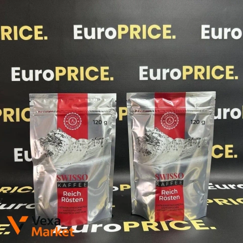 Кава розчинна SWISSO KAFFEE Reich Rösten 120г