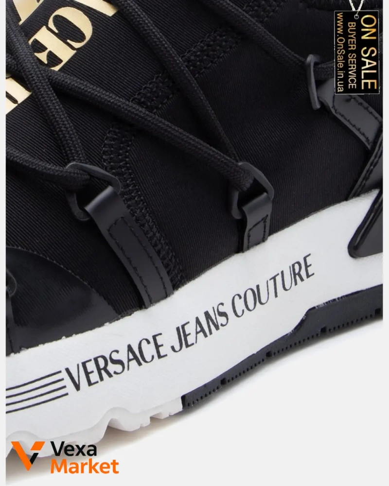 Кросівки Versace Jeans Couture FONDO DYNAMIC чорні — фото 6