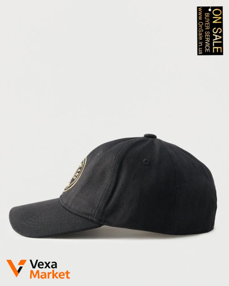 Кепка Versace Jeans Couture чорна — фото 3