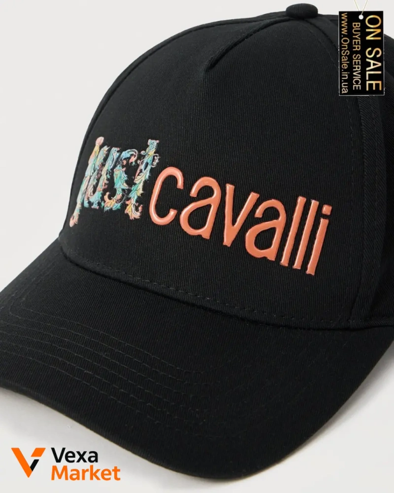 Кепка Just Cavalli чорна One Size — фото 4
