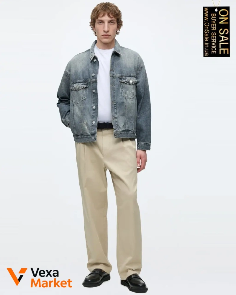 Чоловіча куртка Tommy Jeans Trucker оверсайз — фото 2