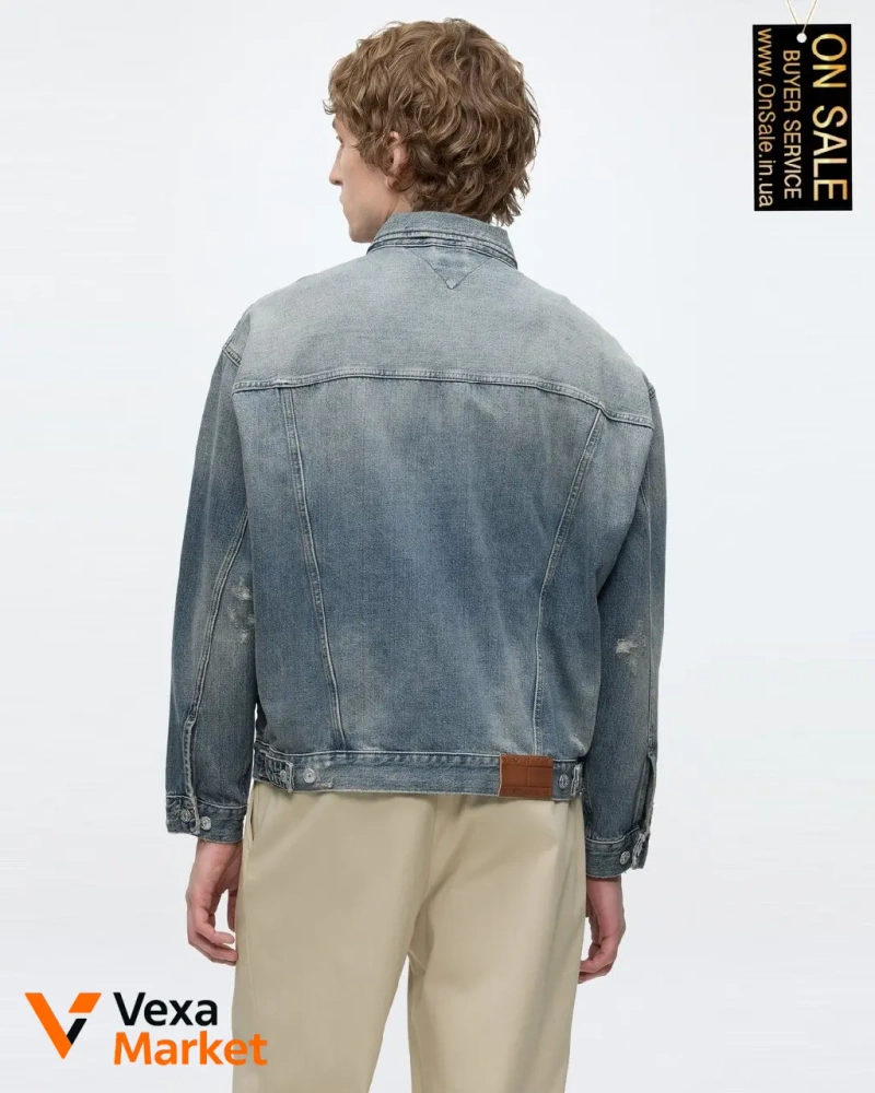 Чоловіча куртка Tommy Jeans Trucker оверсайз — фото 3