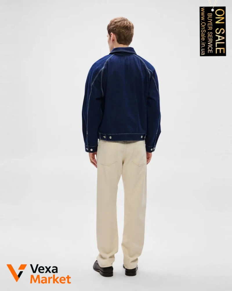 Чоловіча куртка Calvin Klein Jeans DARTED WORKWEAR JACKET денім — фото 5