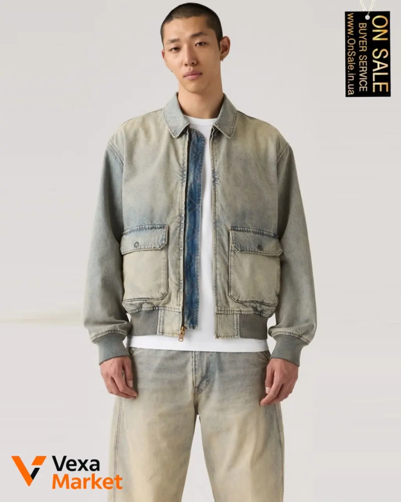 Чоловіча куртка Levi's® джинсова — фото 2