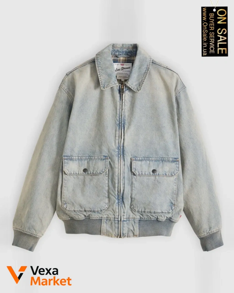 Чоловіча куртка Levi's® джинсова — фото 6