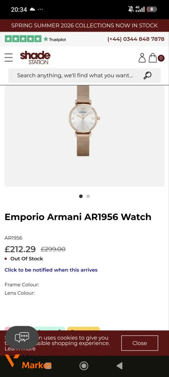Жіночий годинник Emporio Armani — фото 5