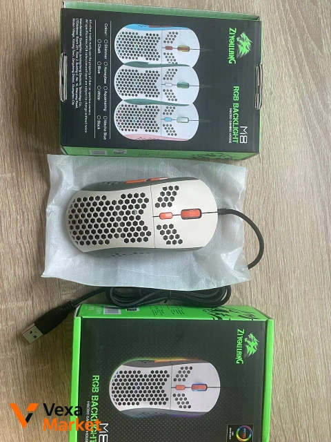 Ультра легка провідна мишка Ziyoulang M8 RGB Backlight