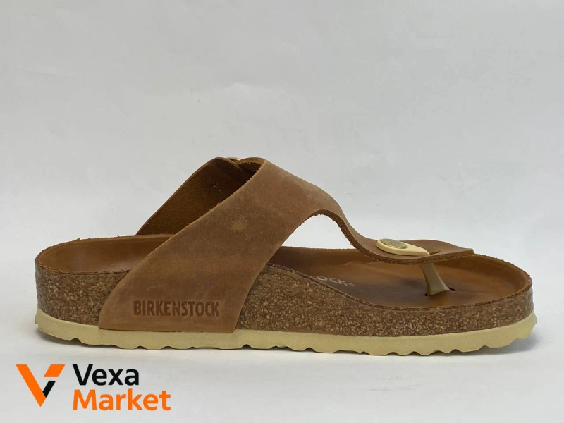 Birkenstock Gizeh Big Buckle Cognac — фото 2