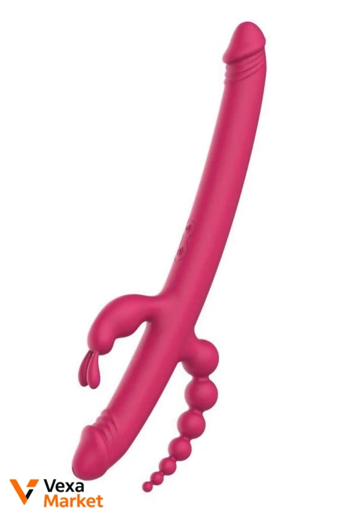 Двосторонній вібратор Dream Toys з потрійною стимуляцією (220970)