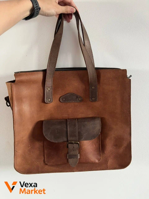 Шкіряна сумка Boorbon bags 604 ручної роботи