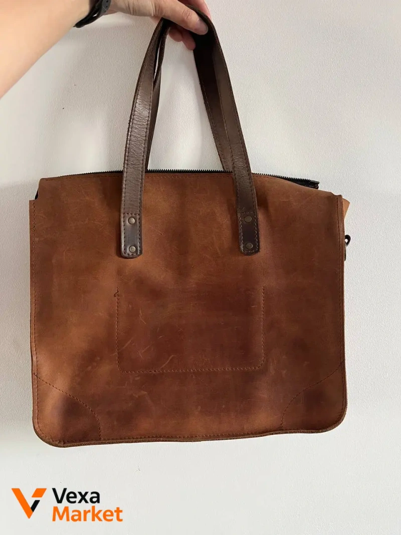 Шкіряна сумка Boorbon bags 604 ручної роботи — фото 2