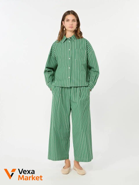 Костюм MaxMara Weekend сорочка та штани в смужку