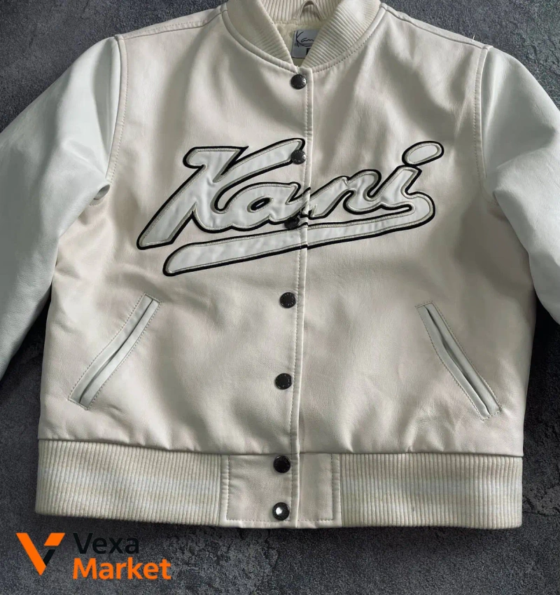 Karl Kani Leather Bomber Jacket Women’s XS/S — фото 2