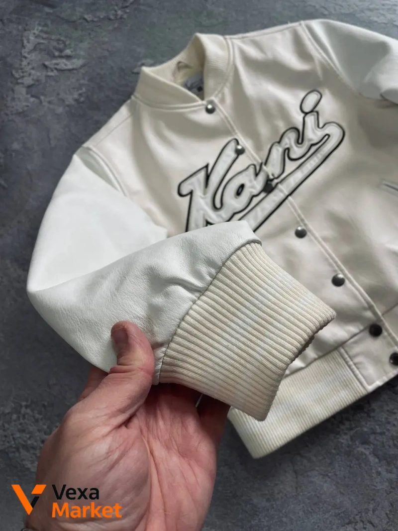 Karl Kani Leather Bomber Jacket Women’s XS/S — фото 4