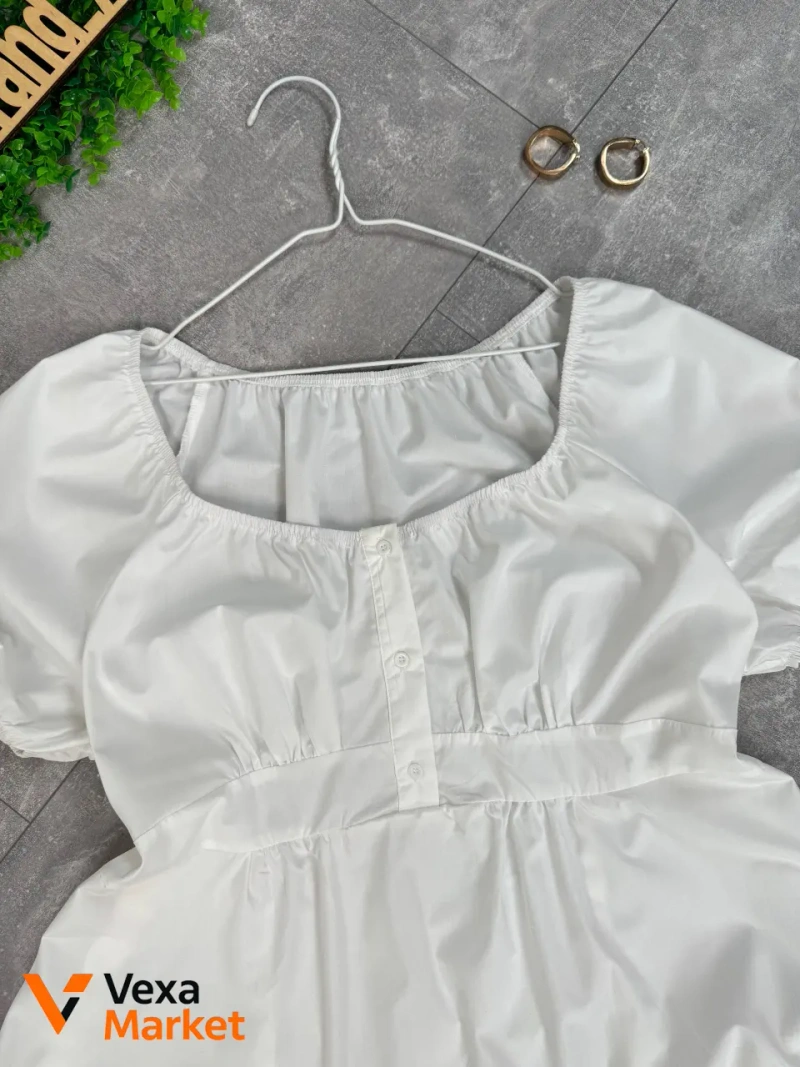 Женская белая блуза Shein EUR 2XL / 52 — фото 2