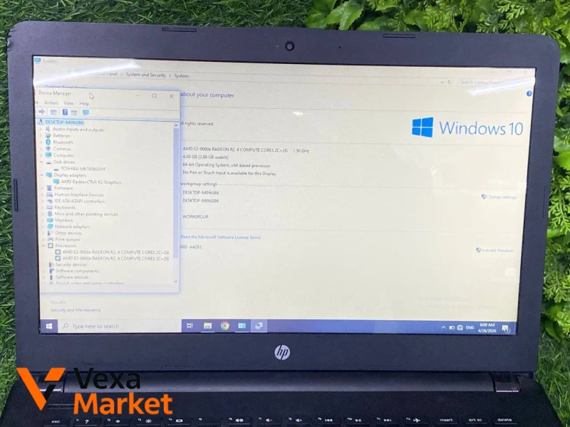 Ноутбук 15.6 HP AMD E2-9000 4GB RAM 150GB HDD — фото 2