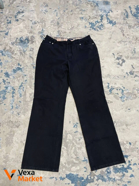 Burberry Nova Check Trim Jeans Bootcut