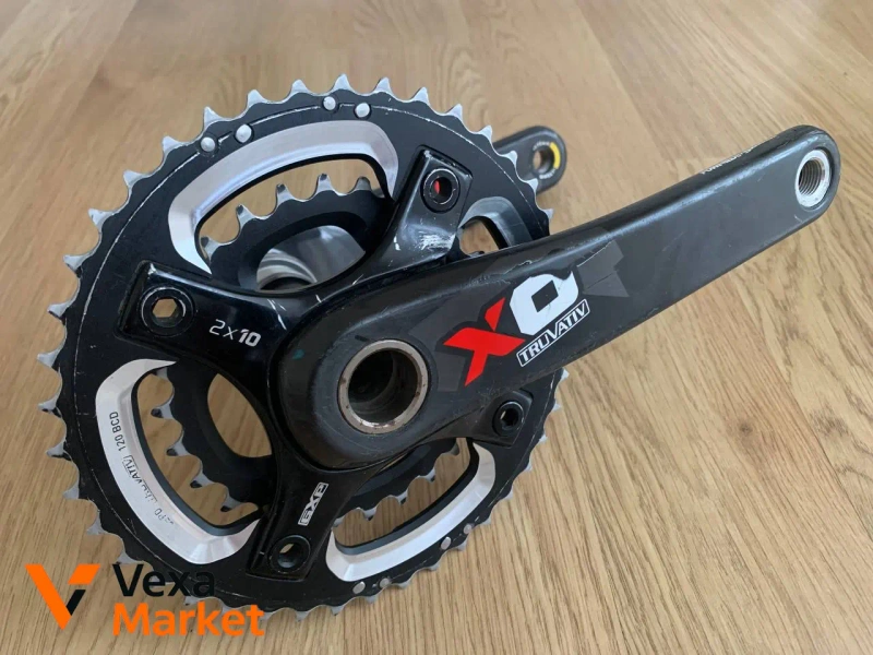 Шатуни Sram X0 Truvativ карбон 175мм 42/28T + каретка — фото 3