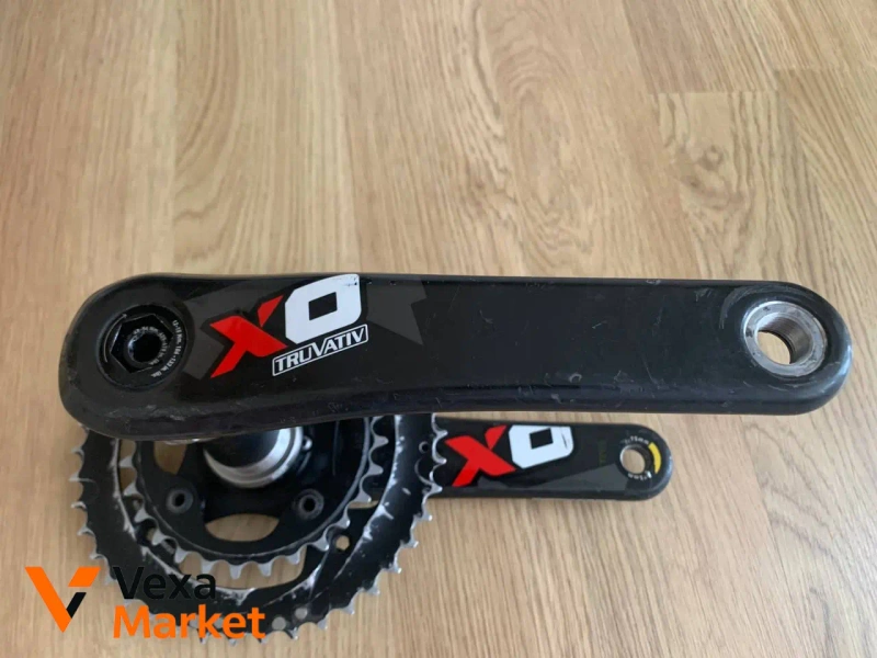 Шатуни Sram X0 Truvativ карбон 175мм 42/28T + каретка — фото 5