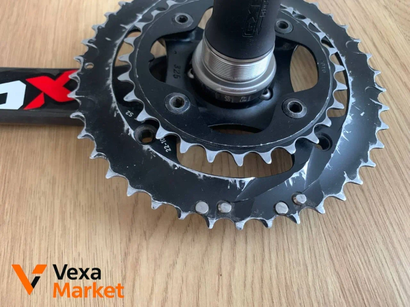 Шатуни Sram X0 Truvativ карбон 175мм 42/28T + каретка — фото 6