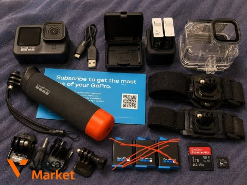 GoPro Hero 9 Black повний комплект з аксесуарами