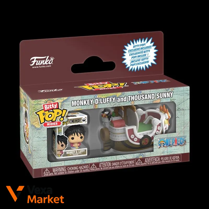 Funko Bitty Pop! Monkey D. Luffy "Going Merry" — фото 3