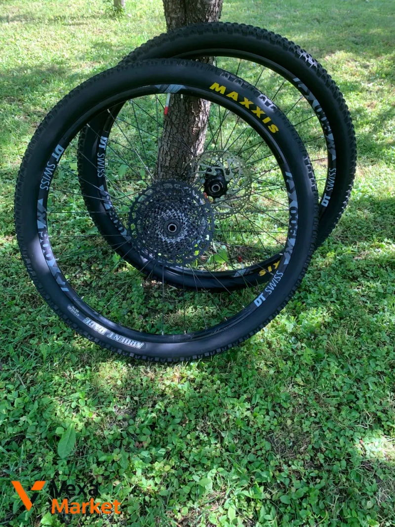 Комплект колес DT-SWISS M1900 с кассетой SRAM NX Eagle и покрышками Maxxis Ardent Race 27.5 — фото 7