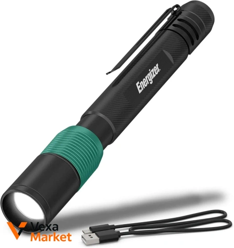 Акумуляторний міні ліхтар Energizer USB-підзарядка 400 люмен