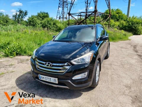 Hyundai Santa FE 2013 Бензин 2.4л Чорний