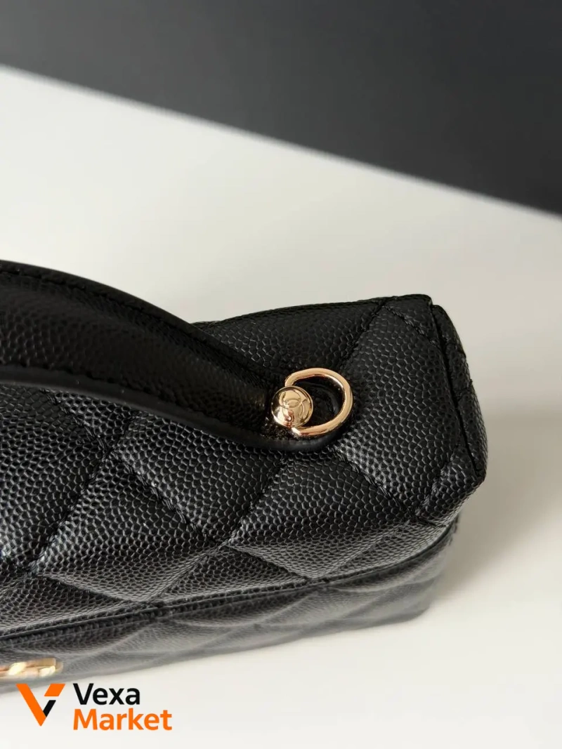 Chanel Classic косметичка из зернистой кожи — фото 2
