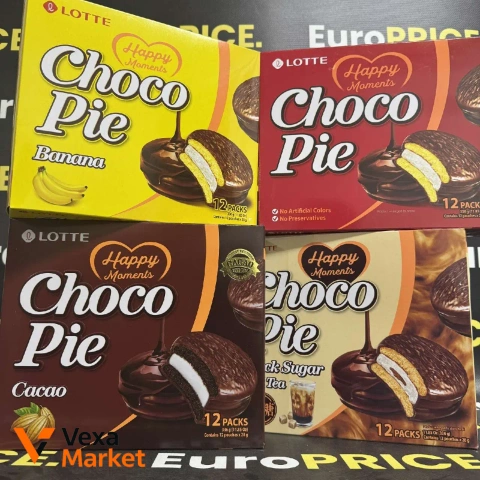 Тістечко Lotte Choco Pie (12шт.)