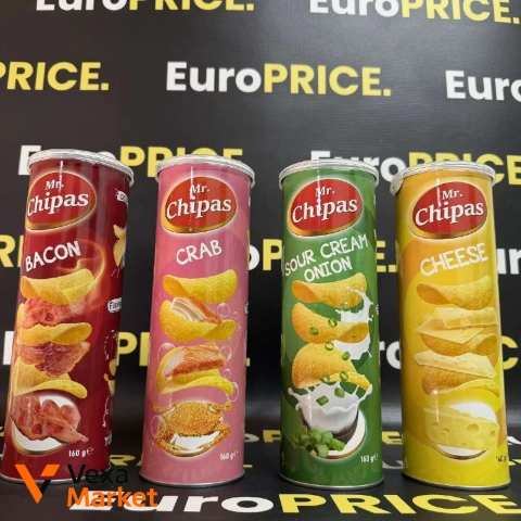 Чіпси Mr. Chipas 160г (різні смаки)
