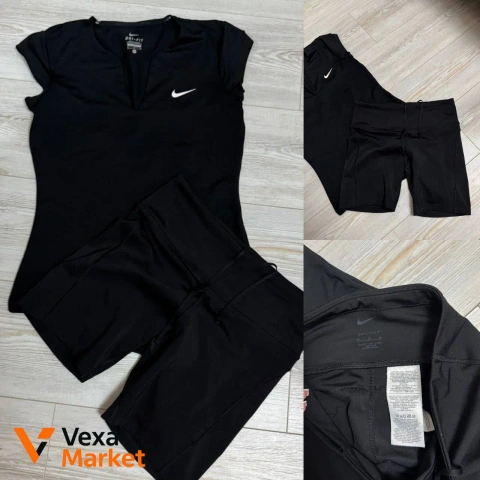 Комплект спортивний Nike жіночий чорний розмір M