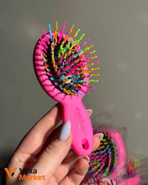 Гребінець із дзеркалом Eyecandy Rainbow Volume S Brush