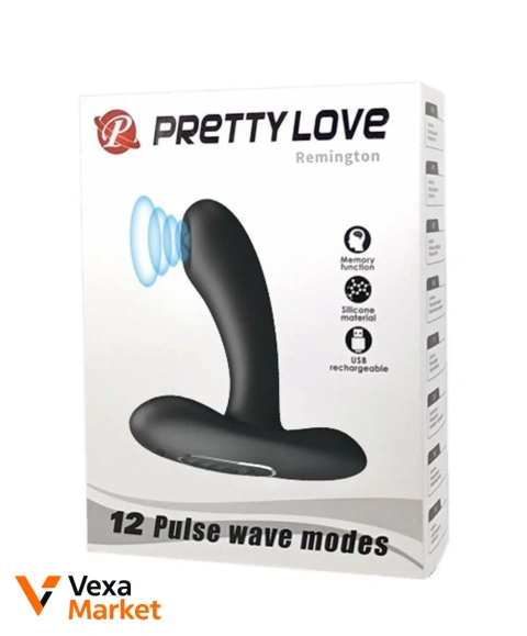 Pretty Love Remington масажер простати з пульсацією, 11 х 2,8 см