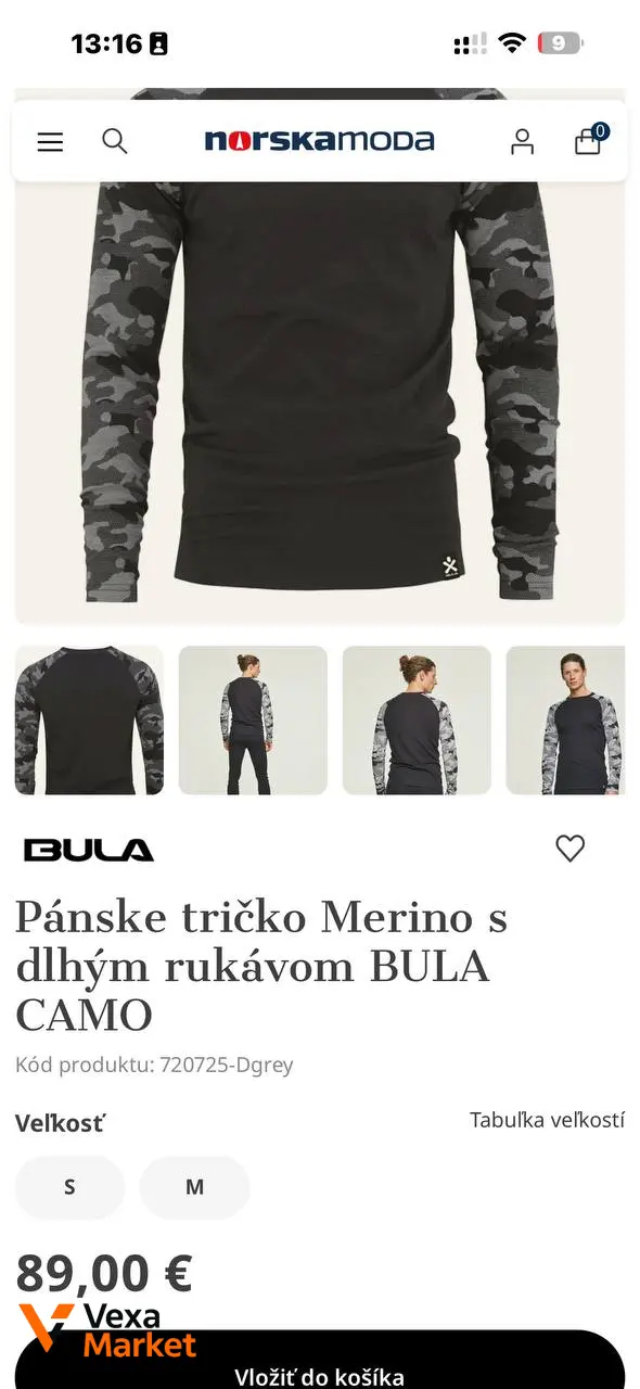 Чоловіча термо кофта BULA CAMO з мериносової вовни — фото 2
